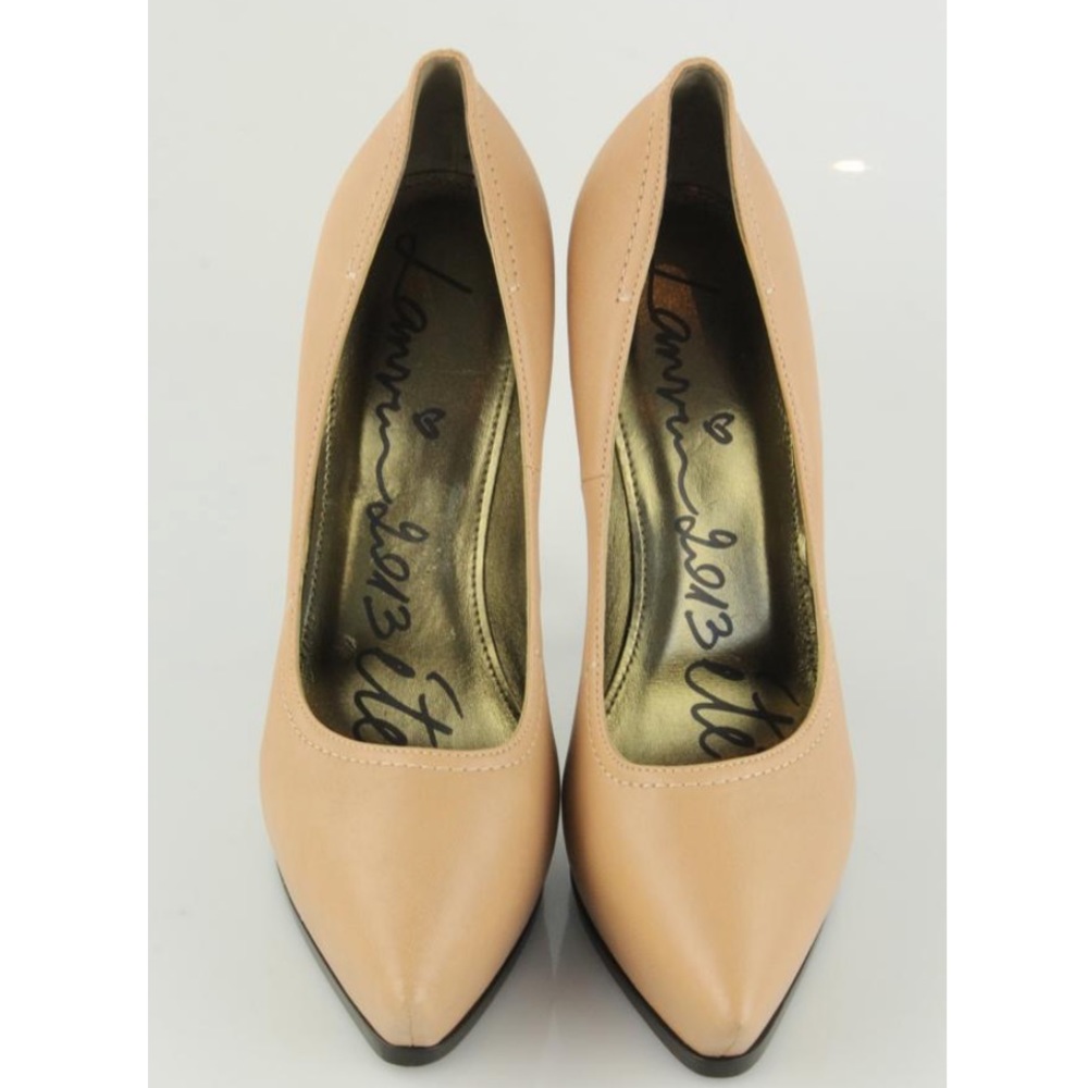 LANVIN TAN PLATFORM HEELS